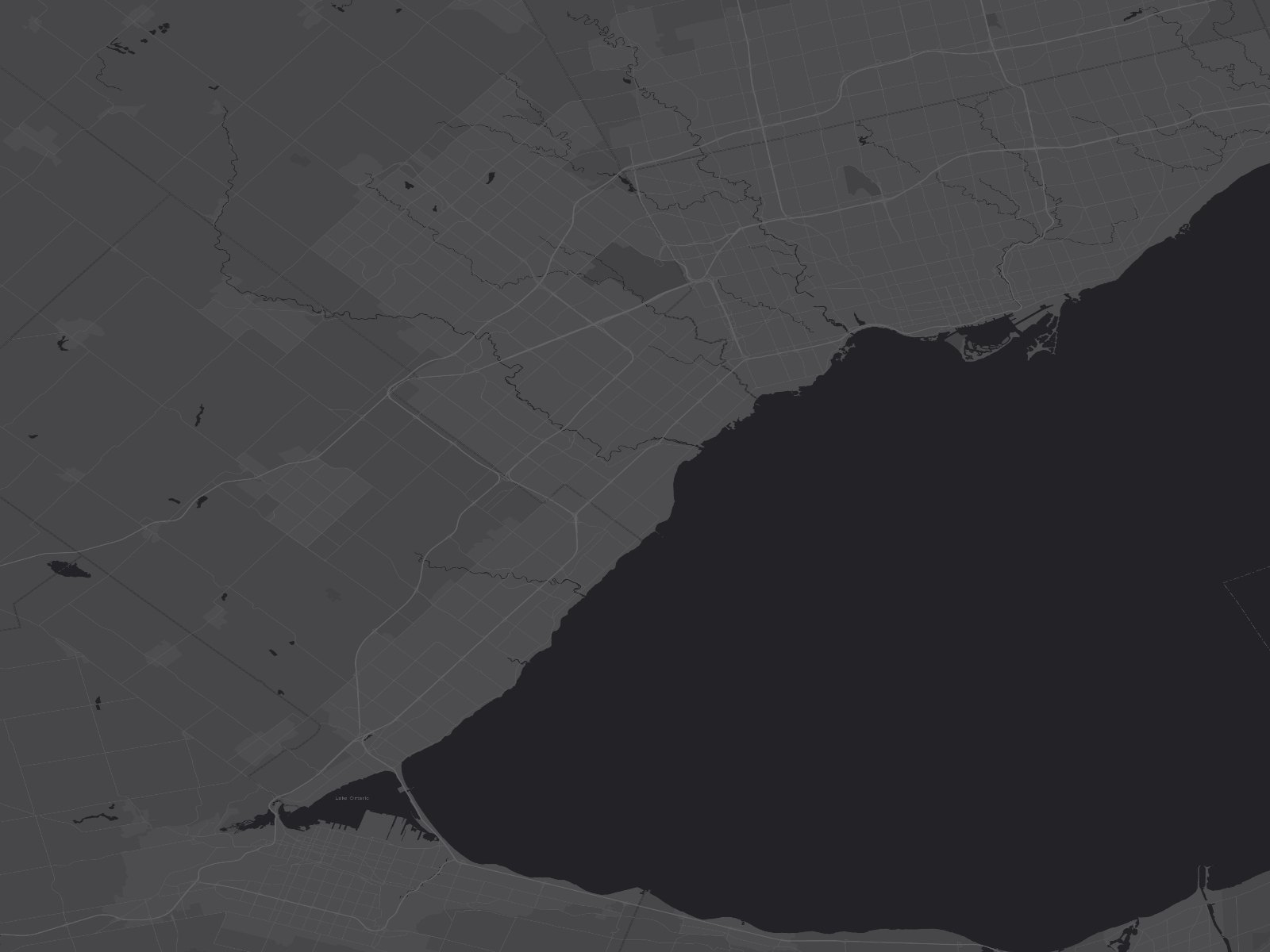 Map of NorthCrest Construction's service area across Mississauga and the Greater Toronto Area
